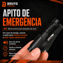 AutoResgate 3 em 1 — Quebra-Vidro, Corta-Cinto e Apito de Emergência