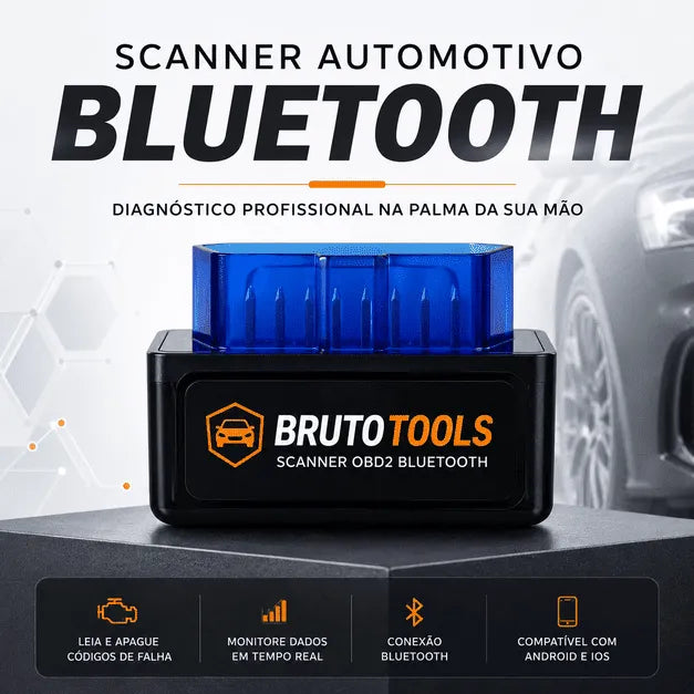 BrutoScan™ — Diagnóstico Automotivo Bluetooth OBD2