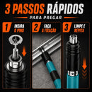 BrutoFix™ - Pistola Manual de Fixação + 100 Pinos de Brinde