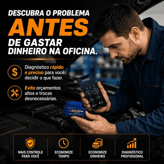 BrutoScan™ — Diagnóstico Automotivo Bluetooth OBD2