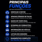 BrutoScan™ — Diagnóstico Automotivo Bluetooth OBD2