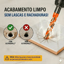 UltraDrill™ Premium – Kit 7 Brocas Profissionais Multiuso 3–12mm | Madeira, Metal, Concreto e Cerâmica