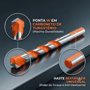 UltraDrill™ Premium – Kit 7 Brocas Profissionais Multiuso 3–12mm | Madeira, Metal, Concreto e Cerâmica