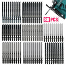 Kit com 80 Lâminas de Serra Tico-Tico