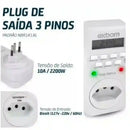 EcoTimer Pro – Temporizador Digital de Tomada (BIVOLT 110/220)